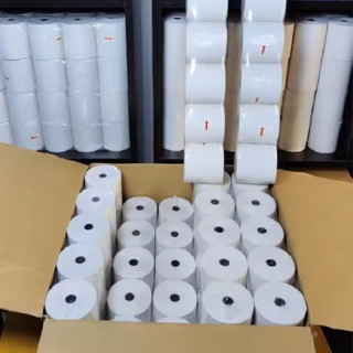 50 Rollos de Papel Termico 80x80x12mm, Libre de BPA, FSC