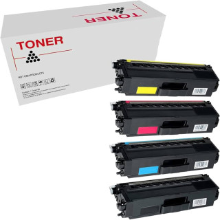 Pack 4 Colores  Brother TN426 Cartuchos de Toner Generico XXL Reemplaza TN421BK/TN423BK/TN426BK